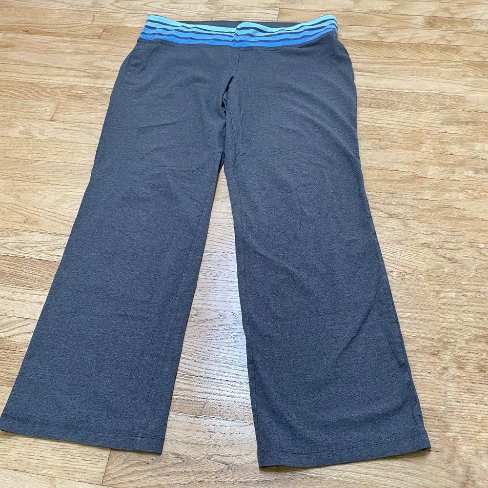 Lane Bryant Vivi yoga pants grey teal 18/20 1X 2X
